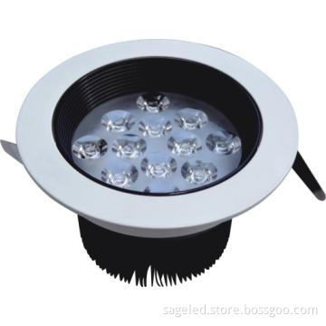 12W anti-dazzle LED ceiling lights black-white